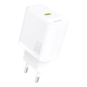 Dudao A27P 30W PD GaN USB-C sieninis įkroviklis - baltas