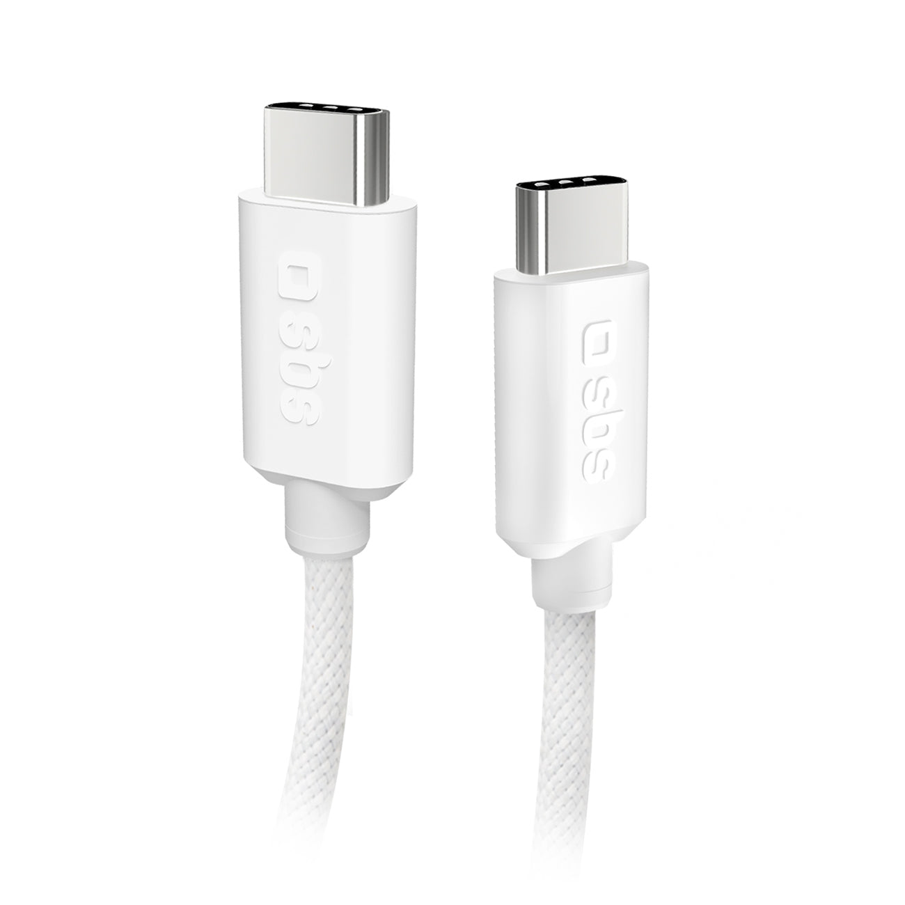SBS TECABLETISSUETCCG USB-C - USB-C 1.5m 60W pintas laidas - pilkas