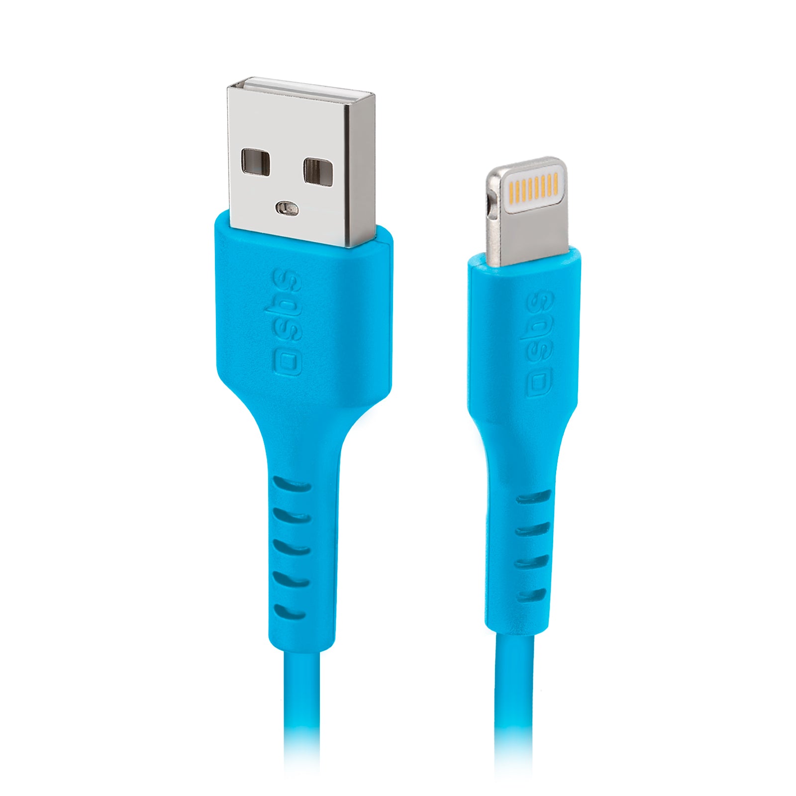 SBS TECABLEUSBIP589A USB-A - Lightning laidas - mėlynas