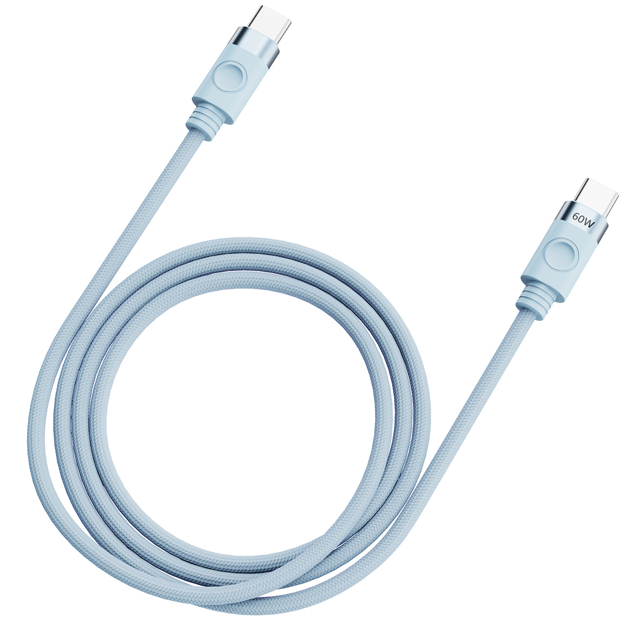 Orico CDX 60W 3A Power Delivery USB-C - USB-C laidas 1m - mėlynas