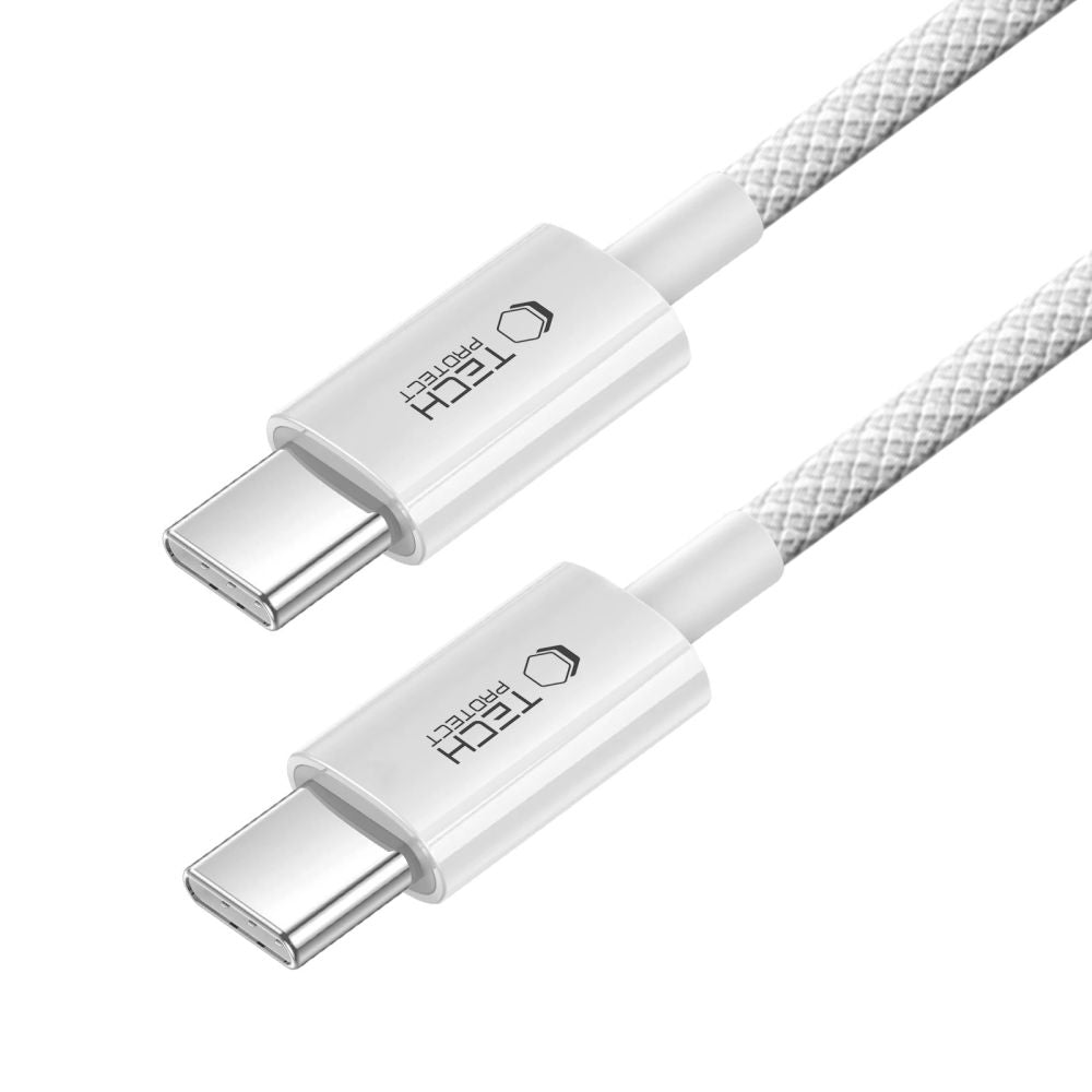Tech-Protect Ultraboost Lite USB-C laidas PD60W/3A 100 cm - pilkas