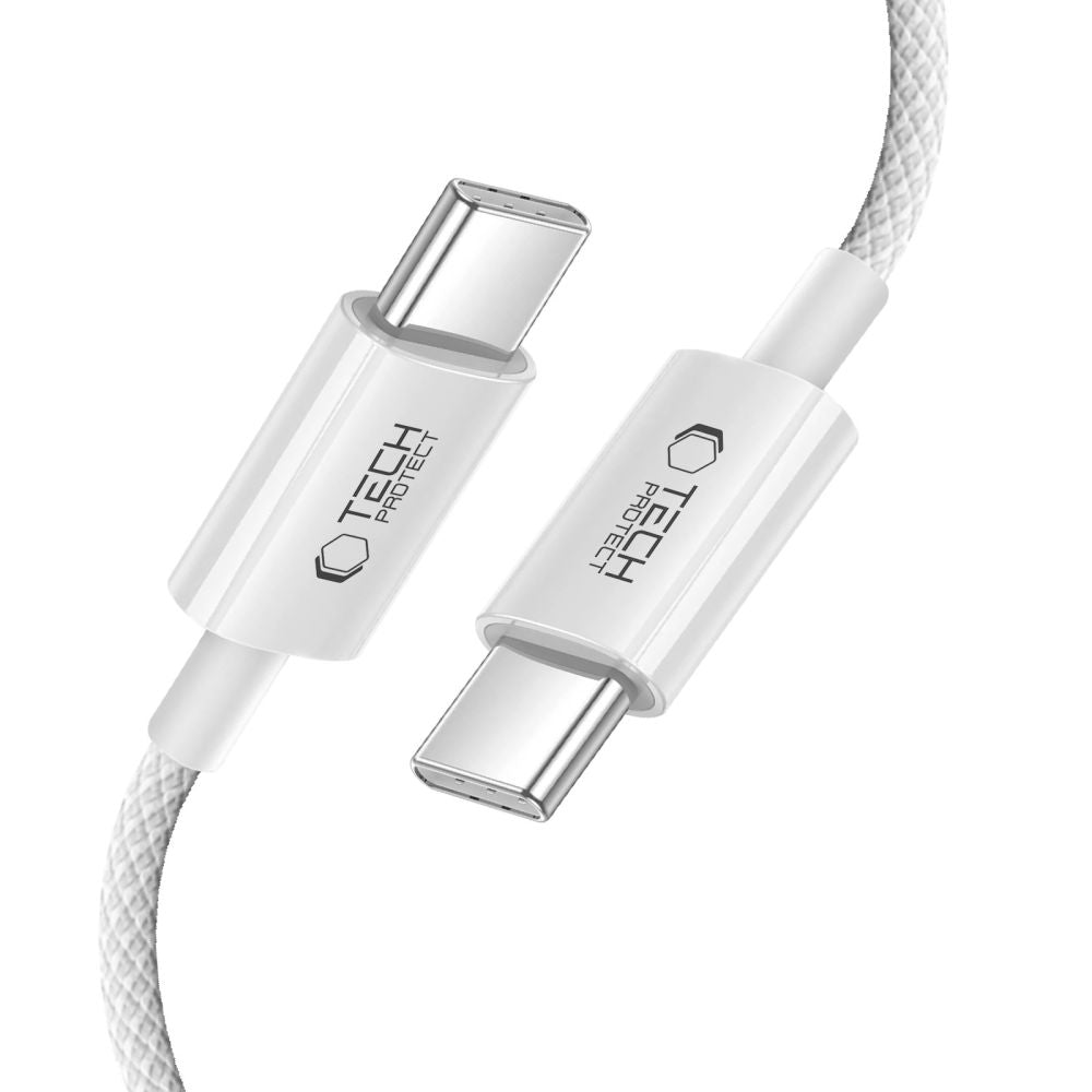 Tech-Protect Ultraboost Lite USB-C laidas PD60W/3A 100 cm - pilkas