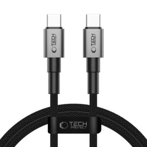 Tech-Protect UltraBoost DNA USB-C PD60W/3A Laidas 100cm - pilkas