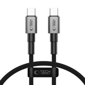 Tech-Protect UltraBoost DNA USB-C PD100W/5A Laidas 50cm - pilkas