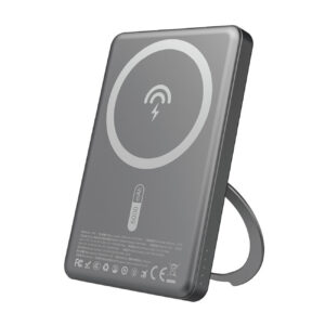 Dudao Išorinė baterija K28S 20W PD 5000mAh su MagSafe ir stovu - pilkas