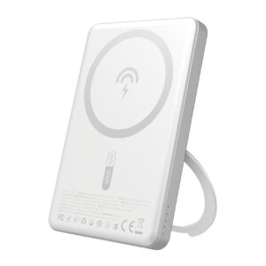 Dudao Išorinė baterija K28S 20W PD 5000mAh su MagSafe ir stovu - sidabrinis