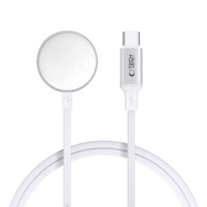 Tech-Protect UltraBoost USB-C indukcinis įkroviklis Apple Watch 1m - baltas