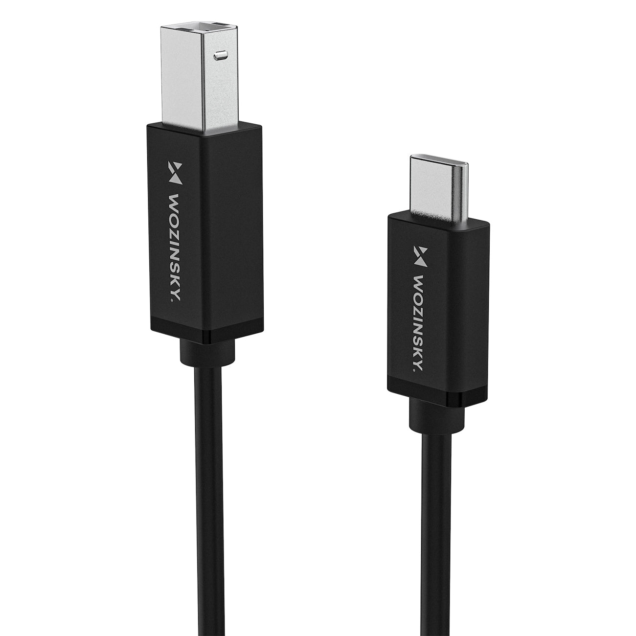 Wozinsky WKDDY1S Laidas USB-B - USB-C 1m juodas