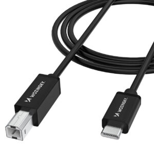 Wozinsky WKDDY2S Laidas USB-B - USB-C 2m juodas