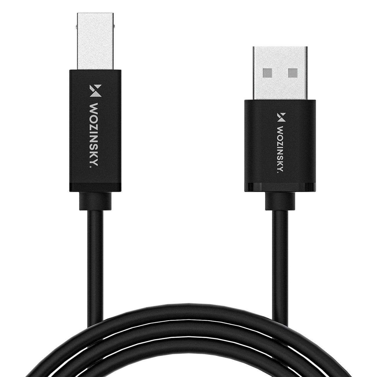 Wozinsky WKDDY3S Laidas USB-B - USB-A 480Mb/s 2m juodas