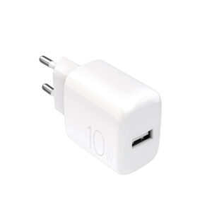 Puro PROLITE 10W USB-A sieninis įkroviklis - baltas