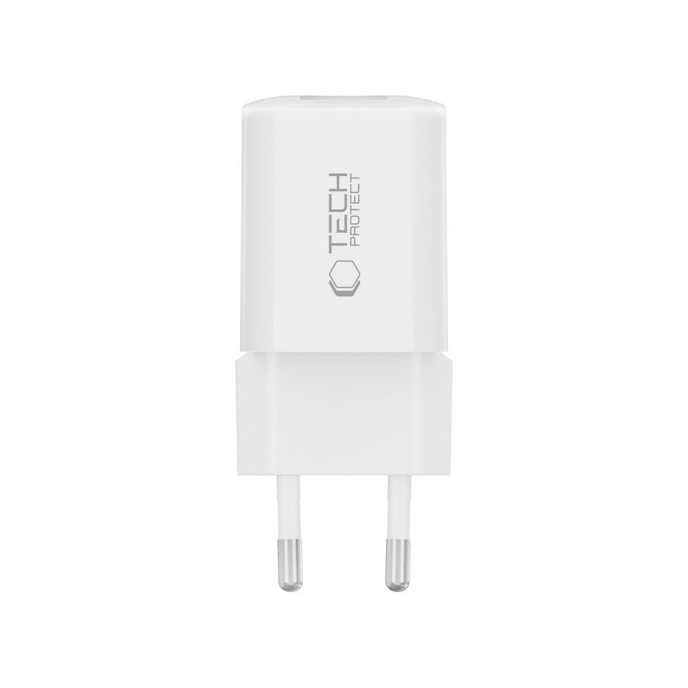 Tech-Protect NCM33W 2 jungčių PD33W/QC3.0 sieninis įkroviklis - baltas