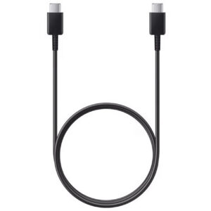 Samsung EP-DA905BBE USB-C - USB-C 3A Laidas 1m (Bulk - pakaitinė pakuotė) - juodas