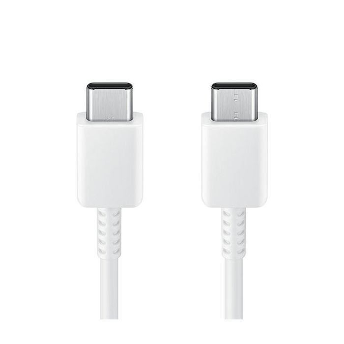Samsung EP-DX310JWE USB-C - USB-C 3A Laidas 1.8m (Bulk - pakaitinė pakuotė) - baltas