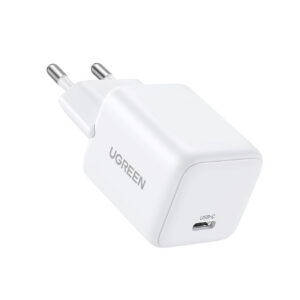 Ugreen Nexode N Series X512 20W GaN 1x USB-C sieninis įkroviklis - baltas