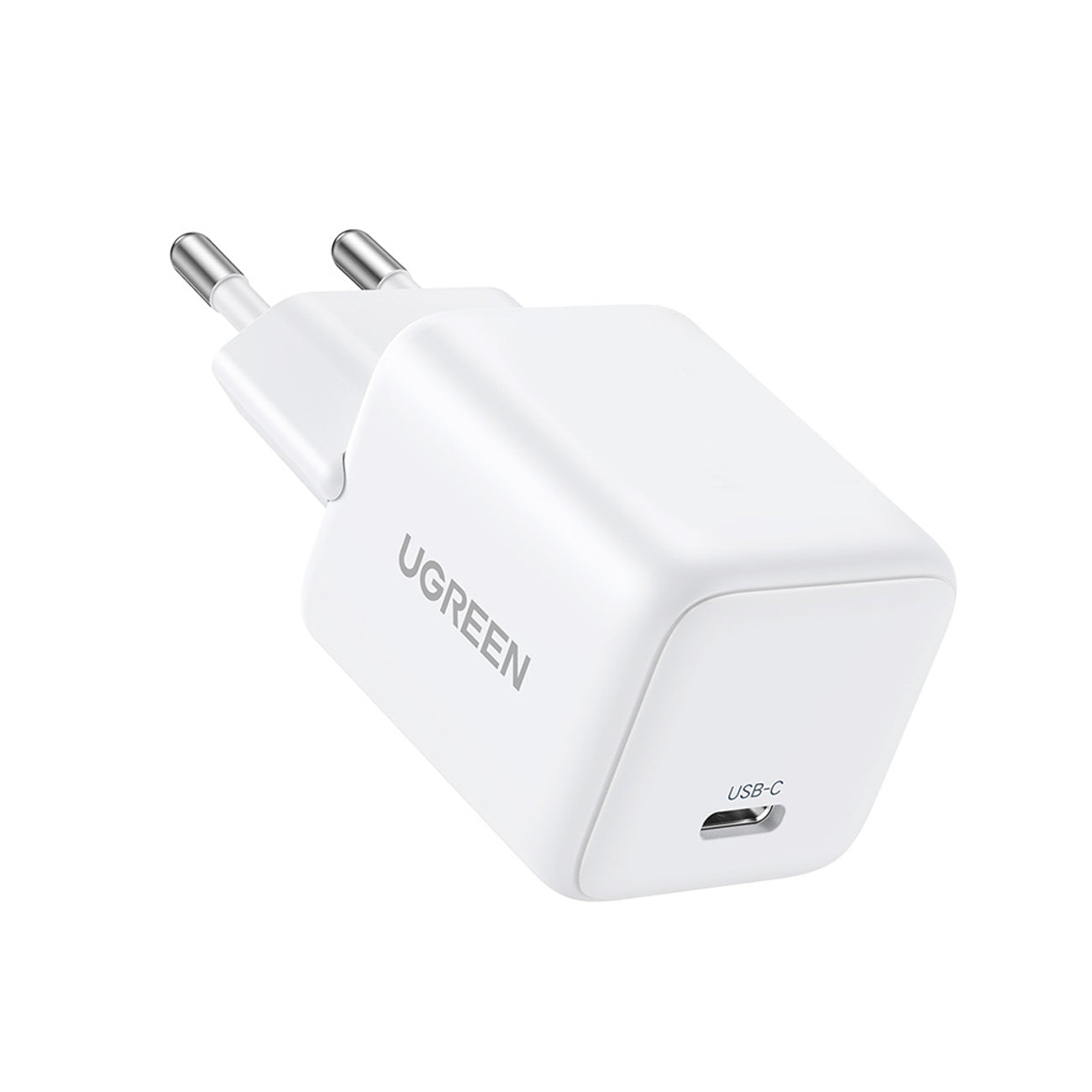 Ugreen Nexode N Series X512 20W GaN 1x USB-C sieninis įkroviklis - baltas