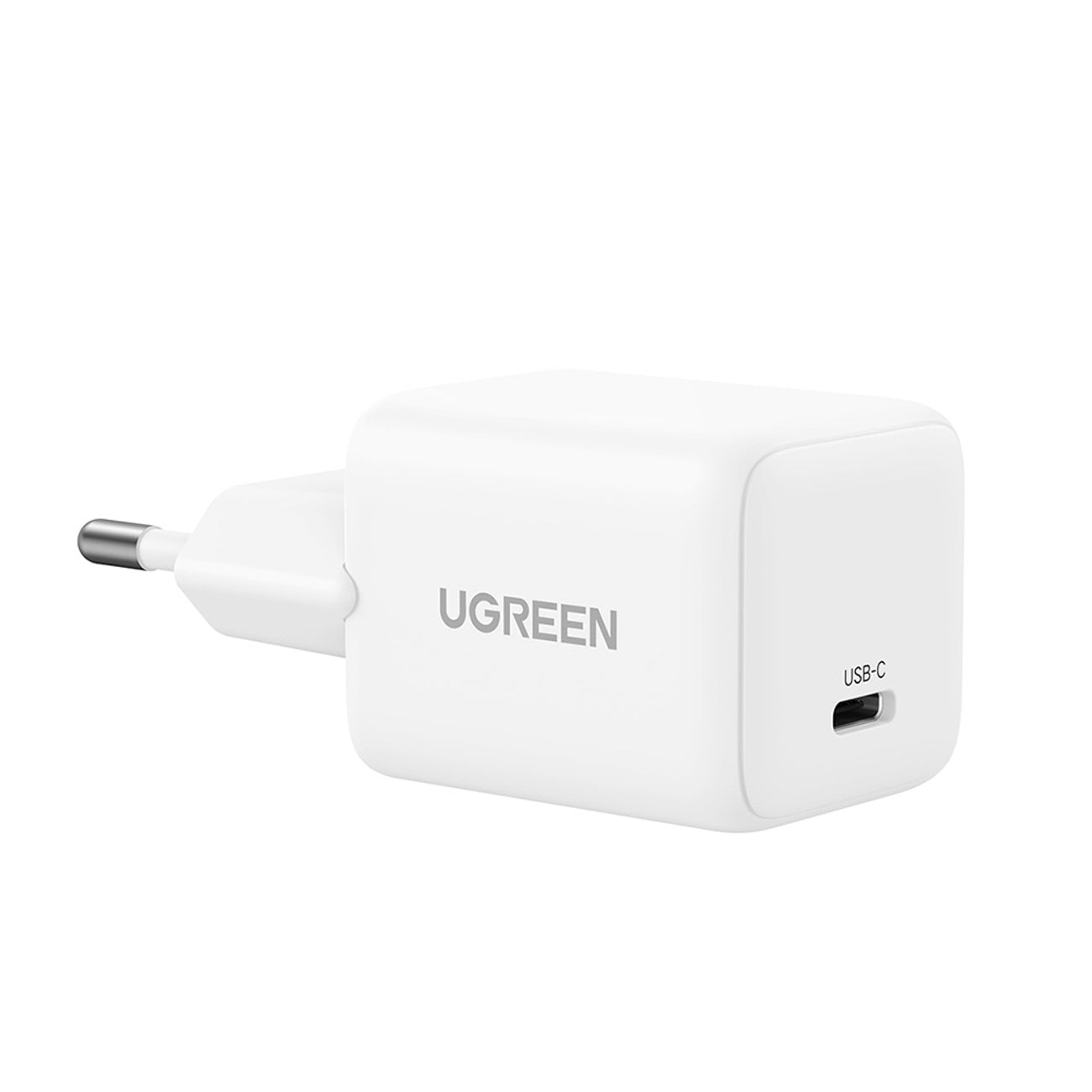 Ugreen Nexode N Series X512 20W GaN 1x USB-C sieninis įkroviklis - baltas