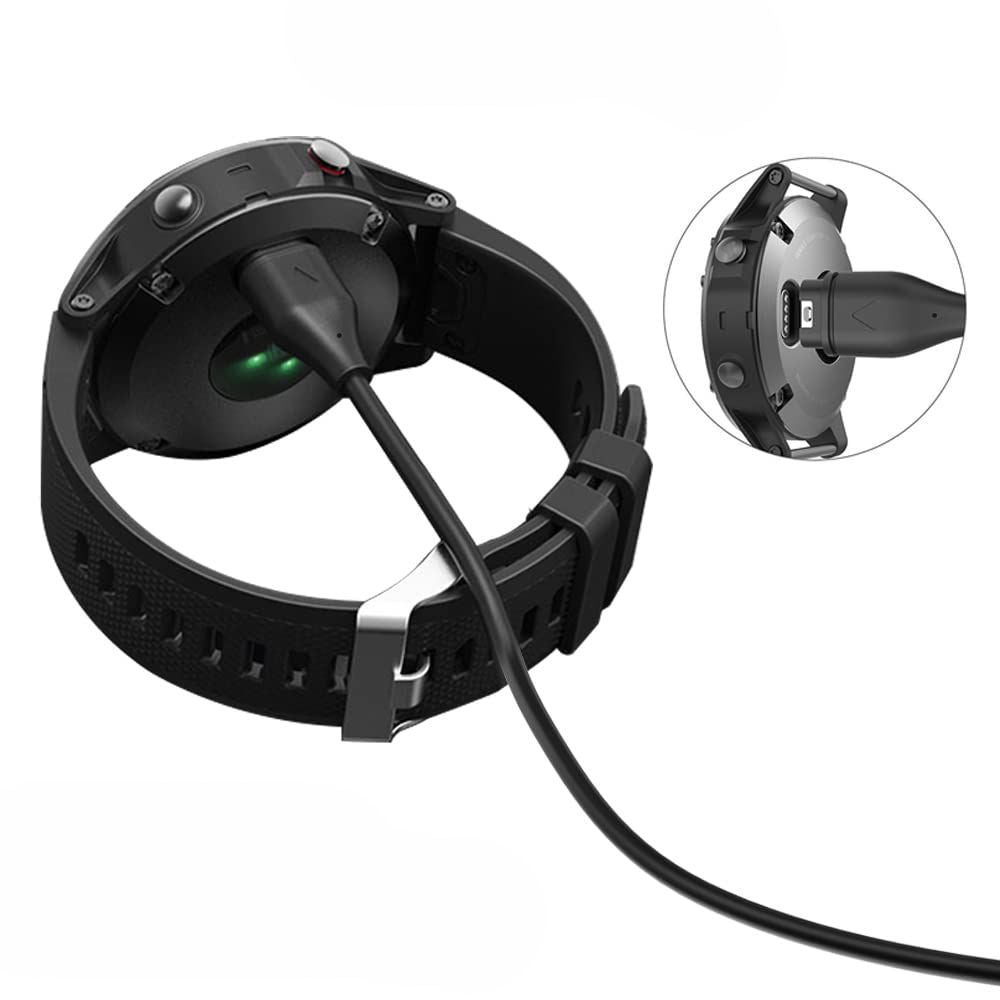 Tech-Protect MC04 UltraBoost USB-A laidas Garmin laikrodžiui 1m - juodas