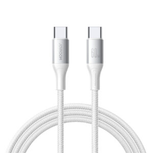 Joyroom Laidas S-A28 Flash Series 60W USB-C - USB-C 2m baltas