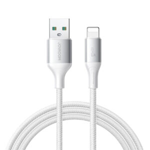 Joyroom Laidas S-A28 Flash Series 3A USB-A - Lightning 2m baltas