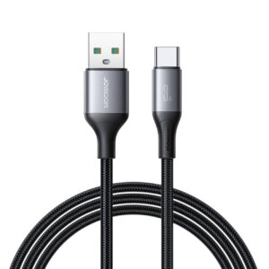 Joyroom Laidas S-A28 Flash Series 3A USB-A - USB-C 1m juodas