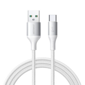 Joyroom Laidas S-A28 Flash Series 3A USB-A - USB-C 2m baltas