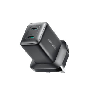 Joyroom JR-TCG17 45W 2 x USB-C sieninis įkroviklis (UK kištukas) - juodas