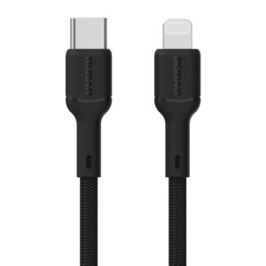 Dudao Laidas L9X 30W USB-C - Lightning 1m - juodas