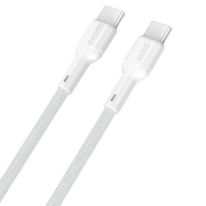 Dudao Laidas L9C Max 240W PD USB-C - USB-C 2m - baltas