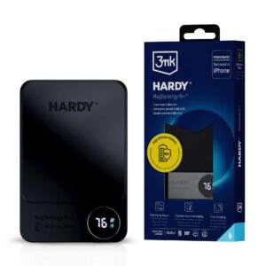 Power bank 3mk HARDY MagSynergy Ni+ 5 000mAh 22,5W USB 1C1L - juoda