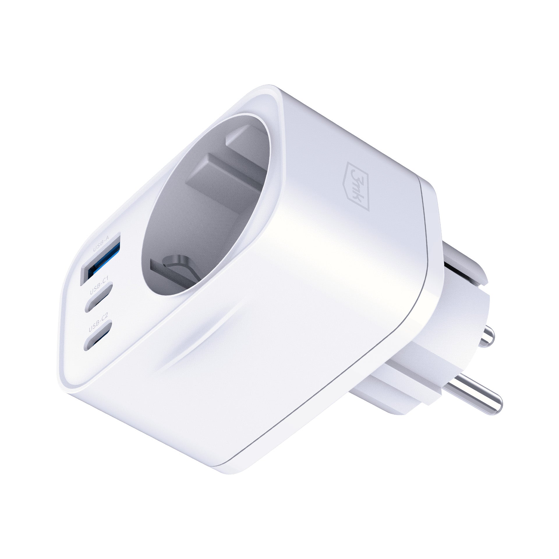 3mk „Hyper Comfort“ įkroviklis GaN PD 30W™ – baltas
