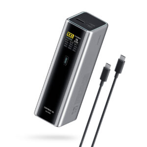 Cuktech išorinė baterija CKPB200UGLGR 210W 20000mAh 2 x USB-C 1 x USB-A - pilka