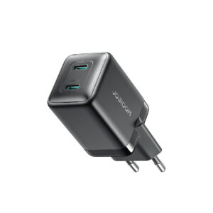 Joyroom JR-TCG17 45W 2 x USB-C (EU kištukas) sieninis įkroviklis - juodas