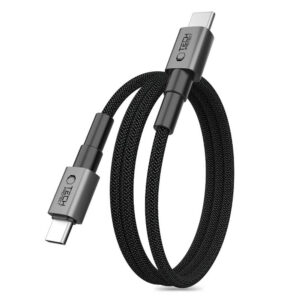 Tech-Protect Laidas Ultraboost DNA MagTwist USB-C PD 100W / 5A 100 cm - pilkas