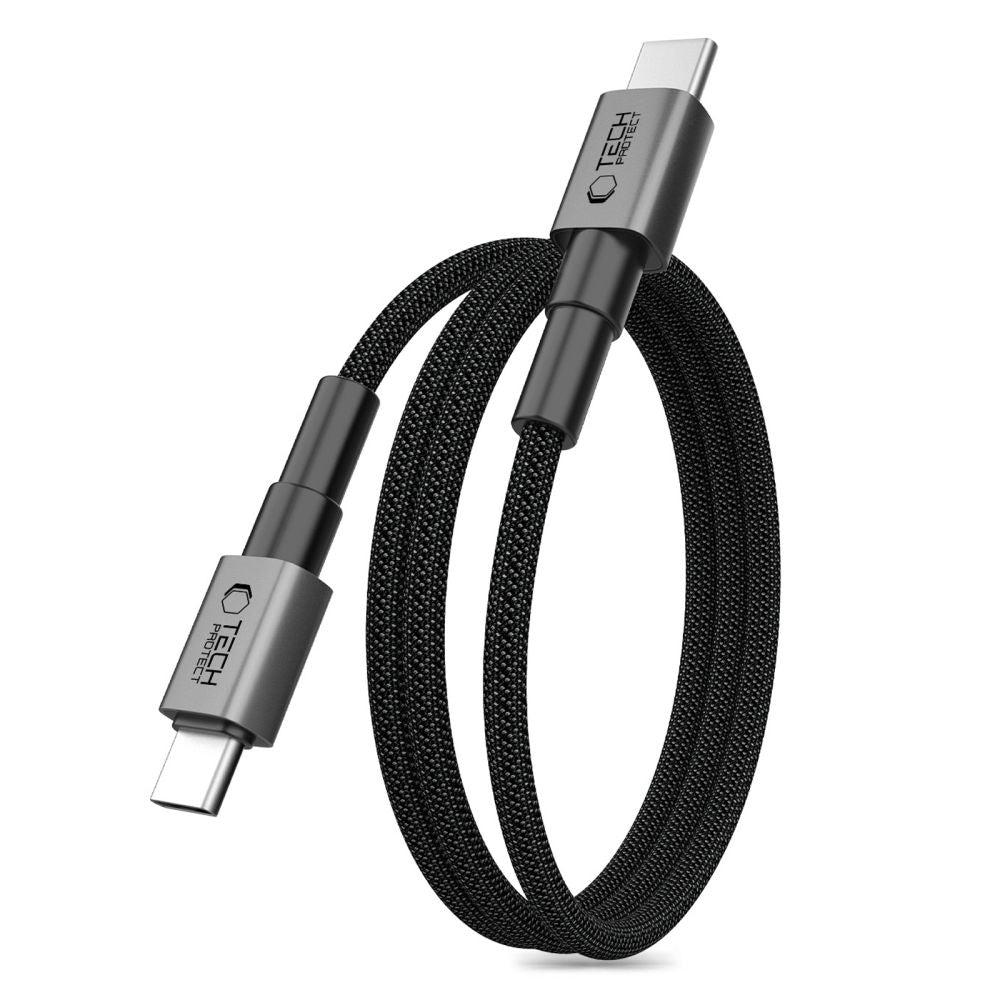 Tech-Protect Laidas Ultraboost DNA MagTwist USB-C PD 100W / 5A 100 cm - pilkas