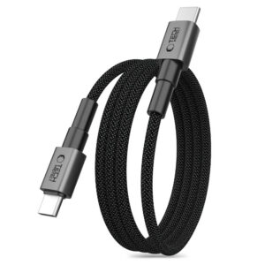 Tech-Protect Laidas Ultraboost DNA MagTwist USB-C PD 100W / 5A 200 cm - pilkas