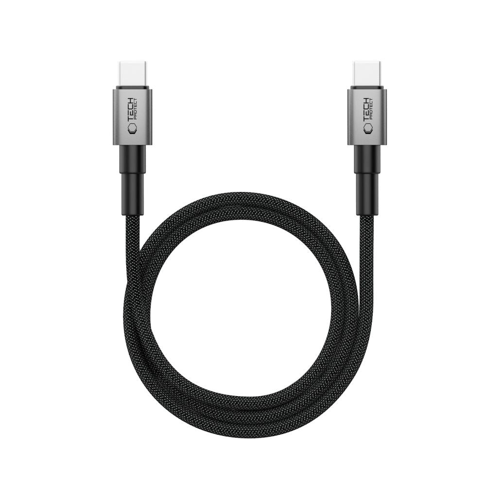 Tech-Protect Laidas Ultraboost DNA MagTwist USB-C PD 100W / 5A 200 cm - pilkas