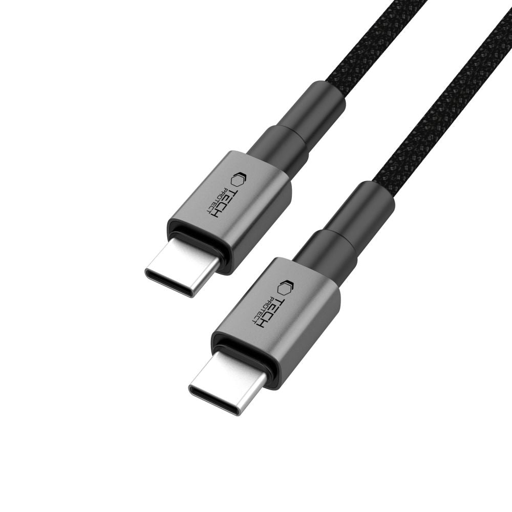 Tech-Protect Laidas Ultraboost DNA MagTwist USB-C PD 100W / 5A 200 cm - pilkas