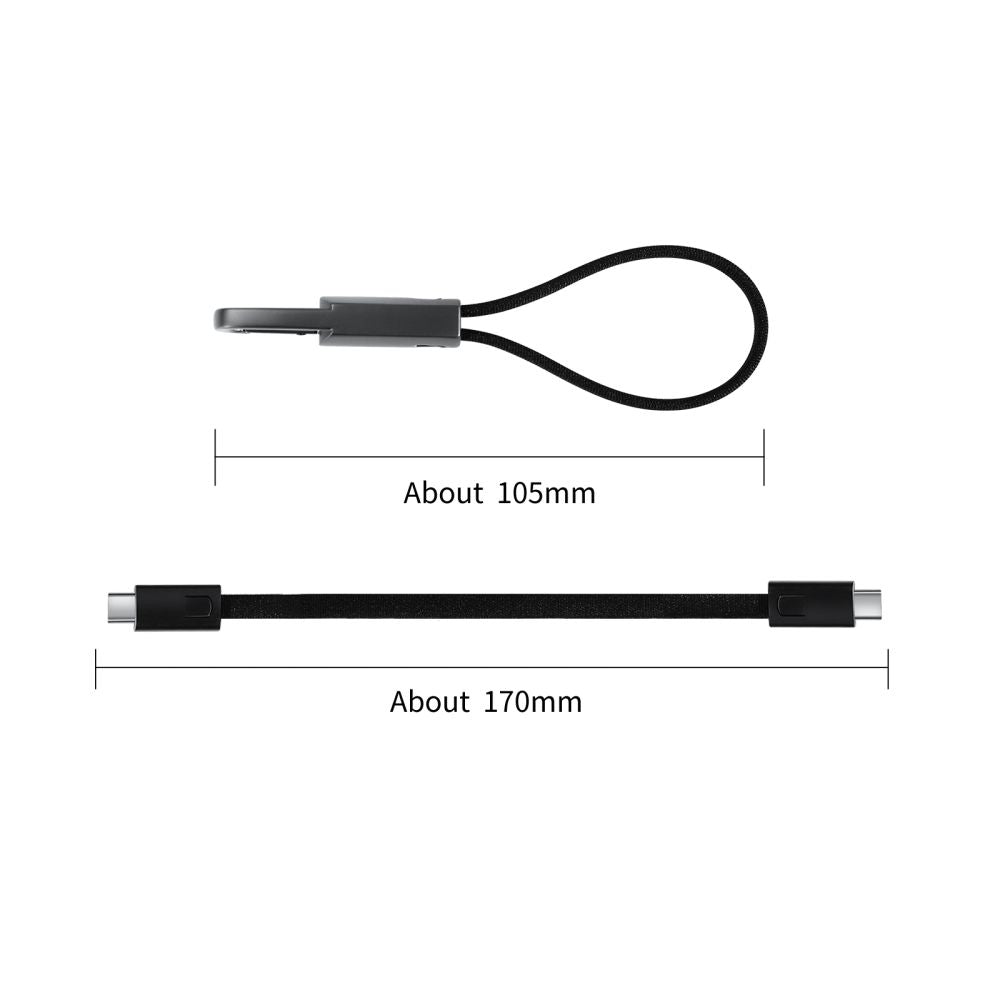 Tech-Protect Laidas Ultraboost DNA su raktų pakabuku USB-C PD 60W / 3A - pilkas