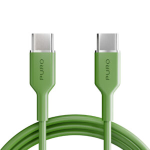 Puro ICON USB-C - USB-C kabelis 1.5m - žalias