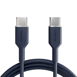 Puro ICON USB-C – USB-C Kabelis 1.5m – tamsiai mėlyna