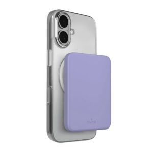 Puro 4200mAh itin plona MagSafe Compatible USB-C išorinė baterija - violetinė