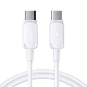 Joyroom Laidas S-A14 USB-C - USB-C 60W 1.2m baltas