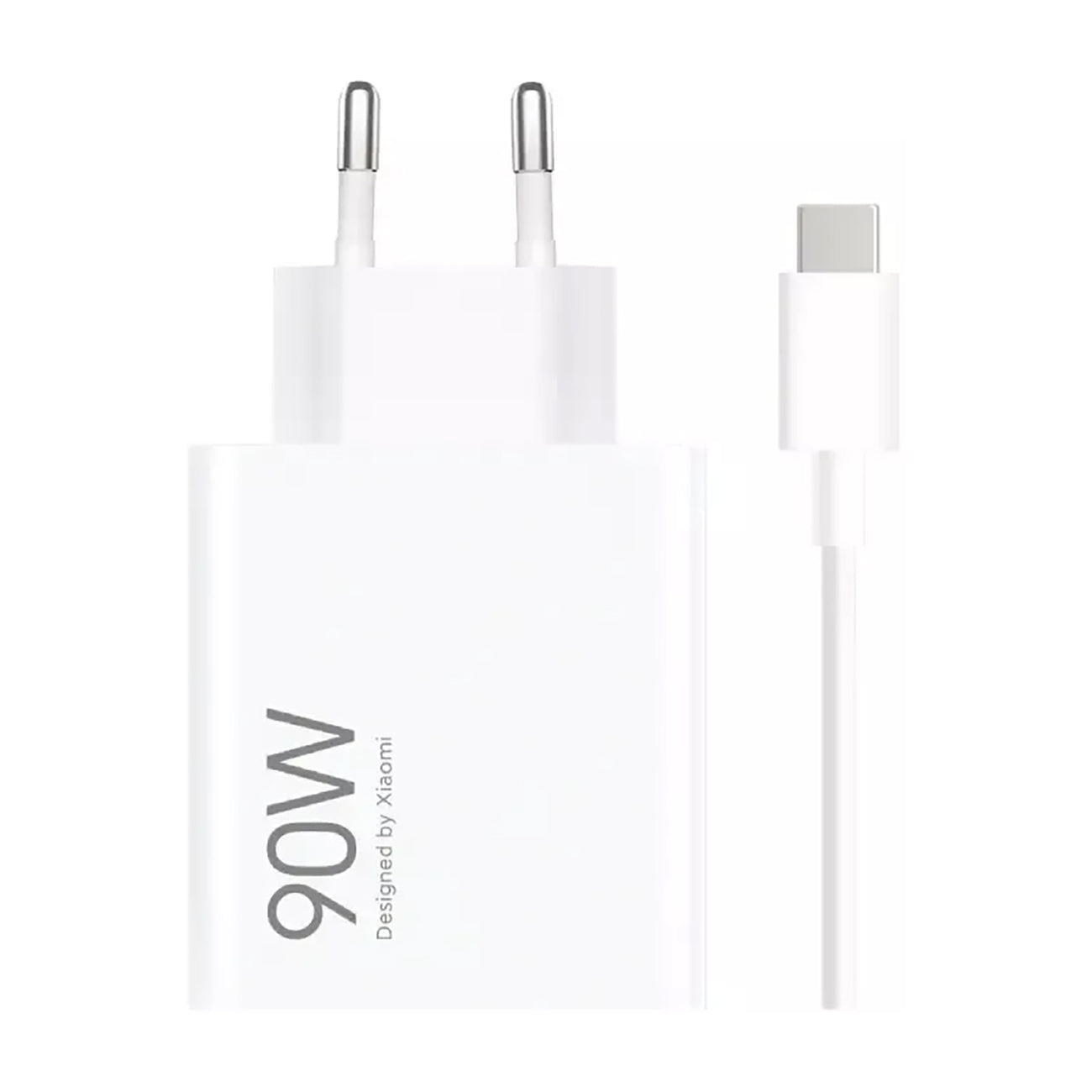 Xiaomi HyperCharge Combo sieninis įkroviklis 90W 6.1A USB-A su USB-C laidu - baltas