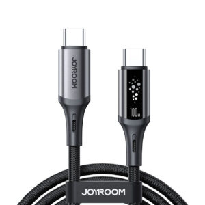 Joyroom S-A60 StarTalk 100 W USB-C – USB-C laidas 1,2 m – juodas