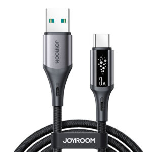 Joyroom S-A60 StarTalk 3A USB-A – USB-C laidas 1,2 m – juodas