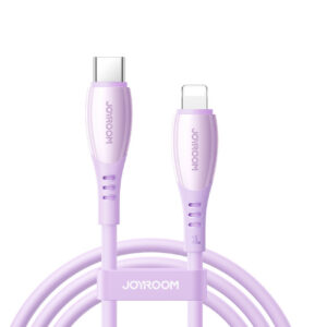 Joyroom Laidas S-A59 Vibrant Series 30W USB-C - Lightning 1.2m violetinis