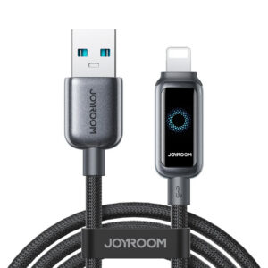 Joyroom S-A55 StarFlight 3A USB-A - Lightning laidas 1.2m - juodas