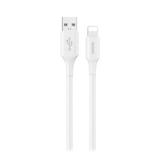Dudao L2sL USB-A - Lightning 6A laidas 1.2m - baltas