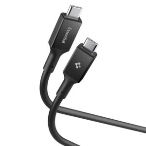 Spigen Laidas EB10020CC USB-C 100W 200cm - juodas